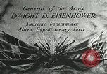 Immagine di 5 star General Dwight D Eisenhower introduce film Europa, 1944, secondo 18 filmato di repertorio 65675060090