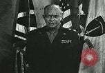 Immagine di 5 star General Dwight D Eisenhower introduce film Europa, 1944, secondo 20 filmato di repertorio 65675060090