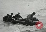 Standbild alliierten Invasion in der Normandie am D-Day Normandie Frankreich, 1944, aus Sekunde 14 historischem Filmmaterial Videoclip 65675060098