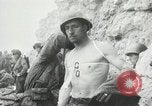 Standbild alliierten Invasion in der Normandie am D-Day Normandie Frankreich, 1944, aus Sekunde 19 historischem Filmmaterial Videoclip 65675060098
