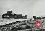 Standbild alliierten Invasion in der Normandie am D-Day Normandie Frankreich, 1944, aus Sekunde 34 historischem Filmmaterial Videoclip 65675060098