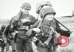 Standbild alliierten Invasion in der Normandie am D-Day Normandie Frankreich, 1944, aus Sekunde 61 historischem Filmmaterial Videoclip 65675060098