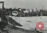 Image of Mulberry port facilities employed in Normandy invasion Cherbourg Normandy France, 1944, second 12 stock footage video 65675060100