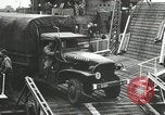Image of Mulberry port facilities employed in Normandy invasion Cherbourg Normandy France, 1944, second 16 stock footage video 65675060100