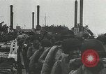 Image of Mulberry port facilities employed in Normandy invasion Cherbourg Normandy France, 1944, second 24 stock footage video 65675060100
