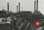 Image of Mulberry port facilities employed in Normandy invasion Cherbourg Normandy France, 1944, second 28 stock footage video 65675060100