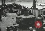 Image of Mulberry port facilities employed in Normandy invasion Cherbourg Normandy France, 1944, second 29 stock footage video 65675060100