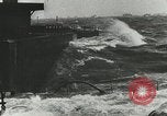 Image of Mulberry port facilities employed in Normandy invasion Cherbourg Normandy France, 1944, second 39 stock footage video 65675060100