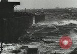 Image of Mulberry port facilities employed in Normandy invasion Cherbourg Normandy France, 1944, second 40 stock footage video 65675060100