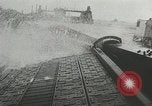 Image of Mulberry port facilities employed in Normandy invasion Cherbourg Normandy France, 1944, second 41 stock footage video 65675060100