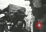 Image of Mulberry port facilities employed in Normandy invasion Cherbourg Normandy France, 1944, second 44 stock footage video 65675060100