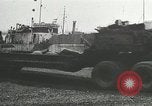Image of Mulberry port facilities employed in Normandy invasion Cherbourg Normandy France, 1944, second 60 stock footage video 65675060100