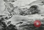 Standbild Amerikanische und deutsche Kräfte konvergieren in der Schlacht nach der Invasion der Normandie Mortain Frankreich, 1944, aus Sekunde 1 historischem Filmmaterial Videoclip 65675060104
