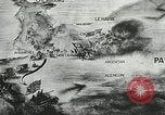Standbild Amerikanische und deutsche Kräfte konvergieren in der Schlacht nach der Invasion der Normandie Mortain Frankreich, 1944, aus Sekunde 7 historischem Filmmaterial Videoclip 65675060104