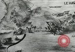 Standbild Amerikanische und deutsche Kräfte konvergieren in der Schlacht nach der Invasion der Normandie Mortain Frankreich, 1944, aus Sekunde 18 historischem Filmmaterial Videoclip 65675060104