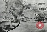 Standbild Amerikanische und deutsche Kräfte konvergieren in der Schlacht nach der Invasion der Normandie Mortain Frankreich, 1944, aus Sekunde 19 historischem Filmmaterial Videoclip 65675060104