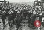 Image of emaciated corpses in concentration camp Bergen Germany, 1945, second 40 stock footage video 65675060115