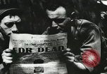 Image of emaciated corpses in concentration camp Bergen Germany, 1945, second 59 stock footage video 65675060115