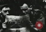 Image of emaciated corpses in concentration camp Bergen Germany, 1945, second 61 stock footage video 65675060115