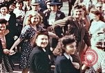 Image of crowd of Parisians Paris France, 1945, second 9 stock footage video 65675060142