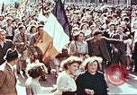 Image of crowd of Parisians Paris France, 1945, second 11 stock footage video 65675060142