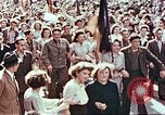 Image of crowd of Parisians Paris France, 1945, second 12 stock footage video 65675060142