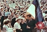 Image of crowd of Parisians Paris France, 1945, second 14 stock footage video 65675060142