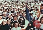 Image of crowd of Parisians Paris France, 1945, second 23 stock footage video 65675060142