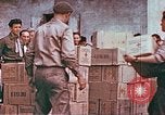 Image of Liberated American airmen and Red Cross aid at Stalag 7A prison camp Moosburg Germany, 1945, second 21 stock footage video 65675060145