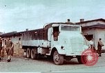 Image of Liberated American airmen and Red Cross aid at Stalag 7A prison camp Moosburg Germany, 1945, second 36 stock footage video 65675060145