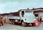 Image of Liberated American airmen and Red Cross aid at Stalag 7A prison camp Moosburg Germany, 1945, second 37 stock footage video 65675060145