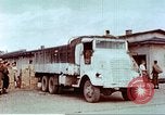 Image of Liberated American airmen and Red Cross aid at Stalag 7A prison camp Moosburg Germany, 1945, second 38 stock footage video 65675060145