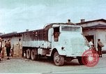 Image of Liberated American airmen and Red Cross aid at Stalag 7A prison camp Moosburg Germany, 1945, second 39 stock footage video 65675060145