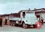 Image of Liberated American airmen and Red Cross aid at Stalag 7A prison camp Moosburg Germany, 1945, second 42 stock footage video 65675060145