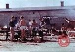 Image of Former American airmen prisoners of war at Stalag 7A prison camp Moosburg Germany, 1945, second 3 stock footage video 65675060146