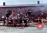 Image of Former American airmen prisoners of war at Stalag 7A prison camp Moosburg Germany, 1945, second 4 stock footage video 65675060146