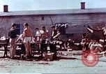Image of Former American airmen prisoners of war at Stalag 7A prison camp Moosburg Germany, 1945, second 6 stock footage video 65675060146