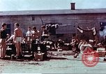 Image of Former American airmen prisoners of war at Stalag 7A prison camp Moosburg Germany, 1945, second 9 stock footage video 65675060146