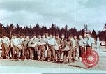 Image of Former American airmen prisoners of war at Stalag 7A prison camp Moosburg Germany, 1945, second 42 stock footage video 65675060146