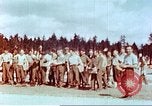 Image of Former American airmen prisoners of war at Stalag 7A prison camp Moosburg Germany, 1945, second 46 stock footage video 65675060146