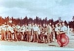 Image of Former American airmen prisoners of war at Stalag 7A prison camp Moosburg Germany, 1945, second 48 stock footage video 65675060146