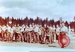 Image of Former American airmen prisoners of war at Stalag 7A prison camp Moosburg Germany, 1945, second 50 stock footage video 65675060146