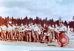 Image of Former American airmen prisoners of war at Stalag 7A prison camp Moosburg Germany, 1945, second 52 stock footage video 65675060146