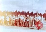Image of Former American airmen prisoners of war at Stalag 7A prison camp Moosburg Germany, 1945, second 54 stock footage video 65675060146