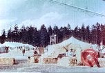Image of American airmen after liberation at German prison camp Stalag 7A Moosburg Germany, 1945, second 1 stock footage video 65675060147