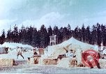 Image of American airmen after liberation at German prison camp Stalag 7A Moosburg Germany, 1945, second 6 stock footage video 65675060147