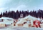 Image of American airmen after liberation at German prison camp Stalag 7A Moosburg Germany, 1945, second 20 stock footage video 65675060147