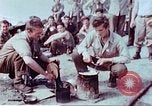 Image of American airmen after liberation at German prison camp Stalag 7A Moosburg Germany, 1945, second 25 stock footage video 65675060147