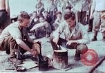 Image of American airmen after liberation at German prison camp Stalag 7A Moosburg Germany, 1945, second 26 stock footage video 65675060147