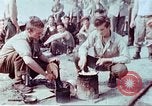 Image of American airmen after liberation at German prison camp Stalag 7A Moosburg Germany, 1945, second 28 stock footage video 65675060147